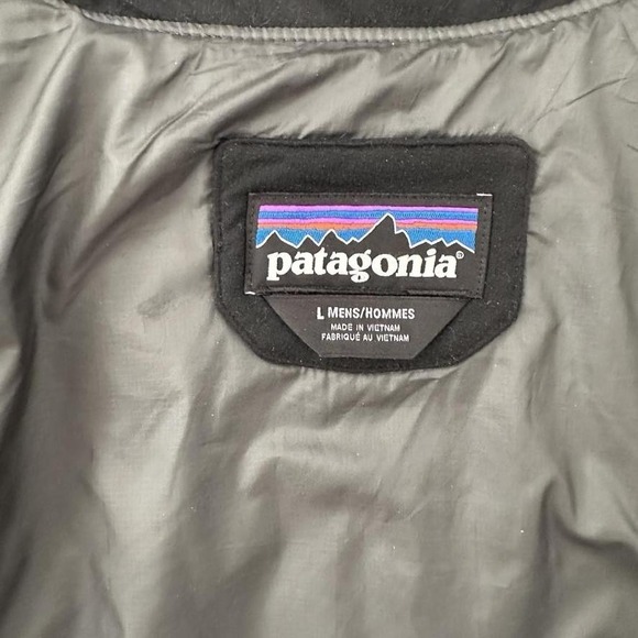 Patagonia Vest Mens Large Gray Wool Snap Front Lined Zip Pockets STY 27440 FA18 - Picture 3 of 9